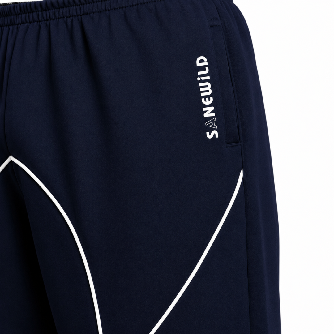 Sanewild TRACE Contrast-Line Relaxed Joggers (Blue)