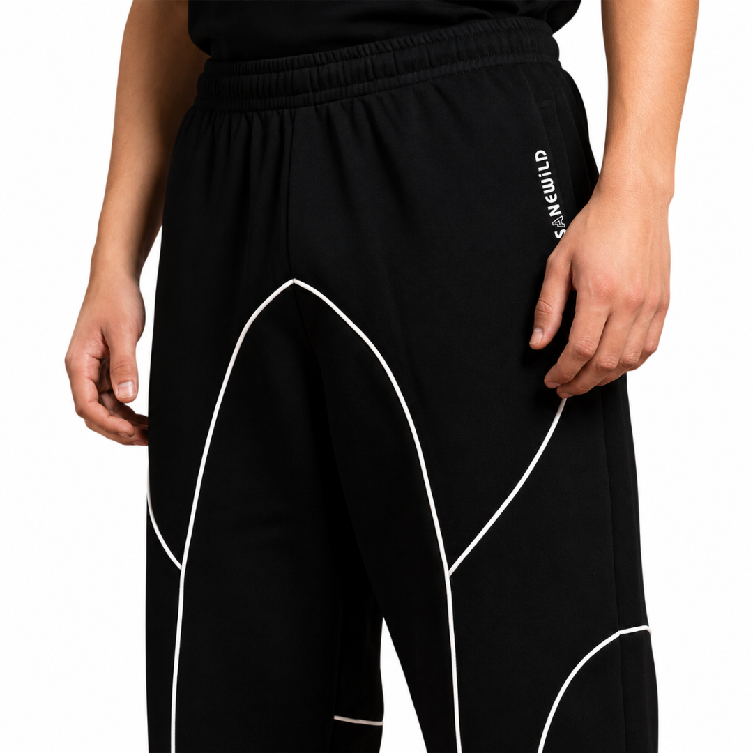 Sanewild TRACE Contrast-Line Relaxed Joggers