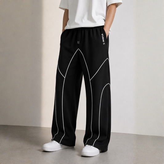 Sanewild TRACE Contrast-Line Relaxed Joggers